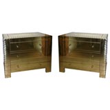 Pair of Brass Chests/End Tables
