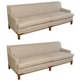 Pair of Decorative Mid-Century Sofas