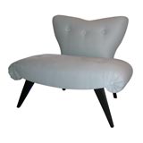 GLAMOROUS SLIPPER CHAIR IN THE BILLY HAINES STYLE