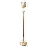 SILVER PLATED FLOOR LAMP
