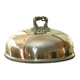 SILVER PLATE ORNATE DOME LID