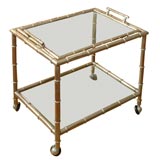 Vintage SILVER TEA CART