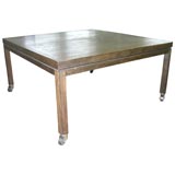 Square Table on Casters