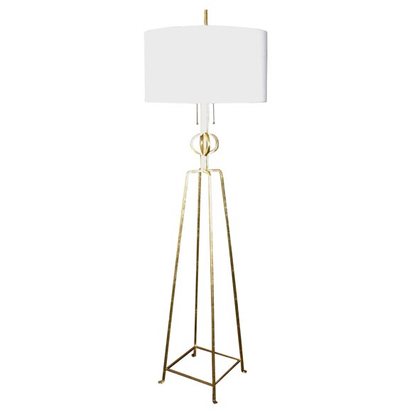 Obelisk Floor Lamp by Parzinger Originals at Palumbo For Sale