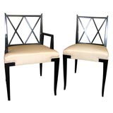 Tommi Parzinger Set of 8 Dining Chairs