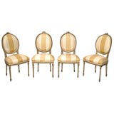 Set of Four Louis XVI Chairs