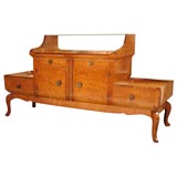 Vintage 50's Italian Burl Wood Dresser