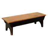 19THC PRAYER BENCH FROM NEW ENGLAND