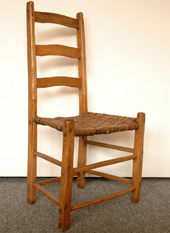 antique ladder back chairs with woven seats