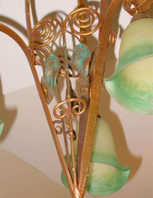 Iron French Deco Hanging Lamp