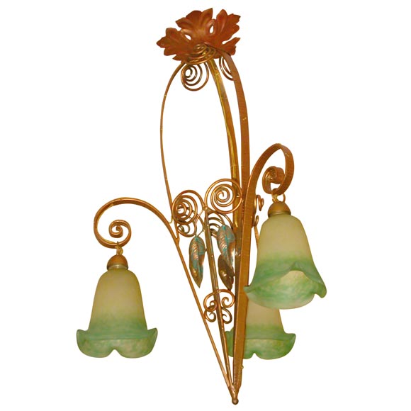 French Deco Hanging Lamp