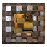 Cubist wall mirror