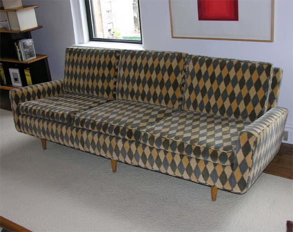 Early and Unusual Florence Knoll Sofa
