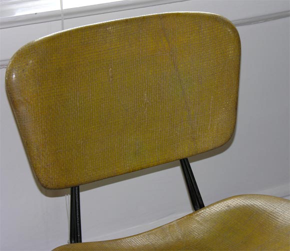 American Pair of Fiberglass Lounge Chairs by Greta Grossman For Sale