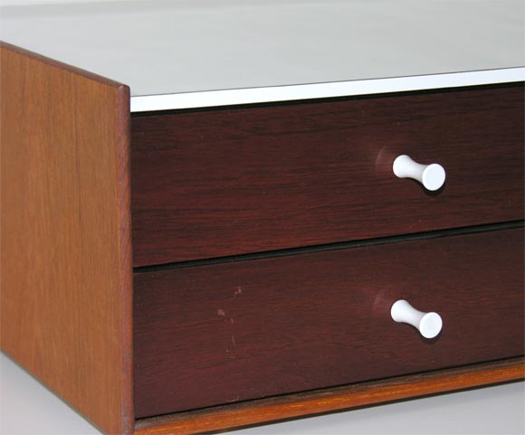 Walnut Canonical Jewelry Chest by George Nelson For Sale