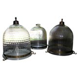 Vintage BELL JAR LIGHTS