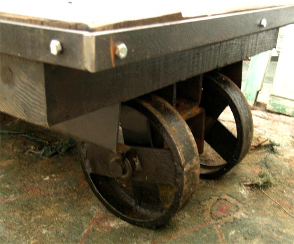 Industrial Coffee Table For Sale 2