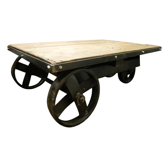 Industrial Coffee Table For Sale
