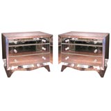 Vintage Pair of 1940
s American Mirrored Dressers