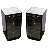 Pair of 1940
s Mirrored End Tables