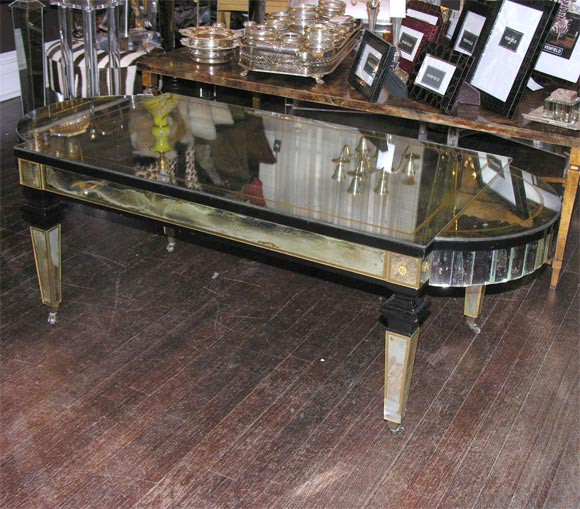 1940's Mirrored Cocktail Table