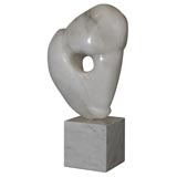 Robust marble sculpture