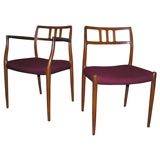 Set of Eight Neils Moller Dining Chairs