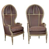 Pair of Lavender Canopy Chairs