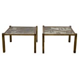 Laverne Bronze Side Tables
