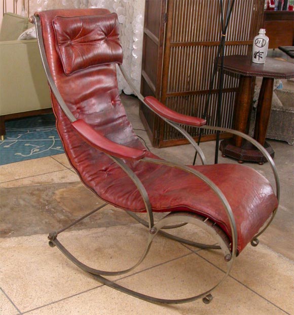 19th Century Rare English Rocking Chair