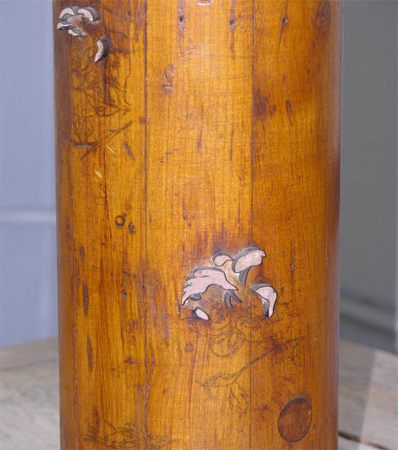 20th Century PRINTING ROLL TABLE LAMP For Sale