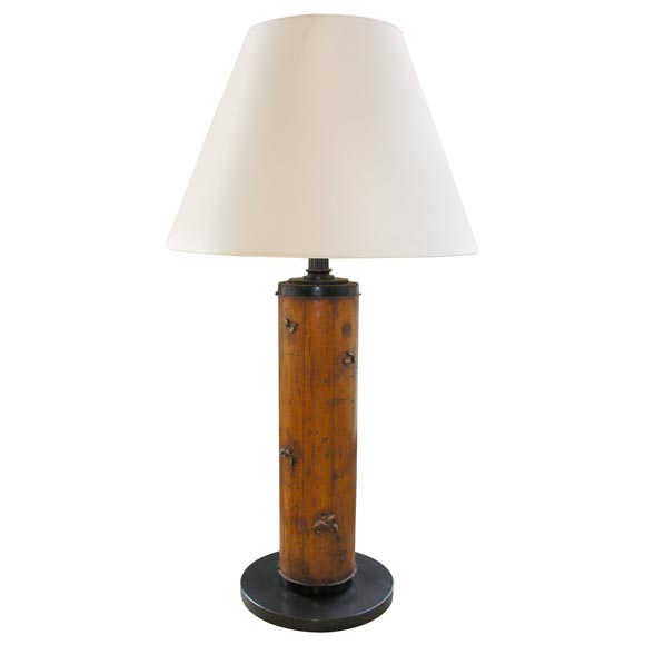 PRINTING ROLL TABLE LAMP For Sale