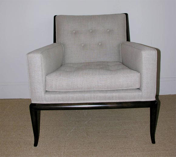 Single Club Chair by T.H. Robsjohn-Gibbings for Widdicomb In Excellent Condition For Sale In New York, NY