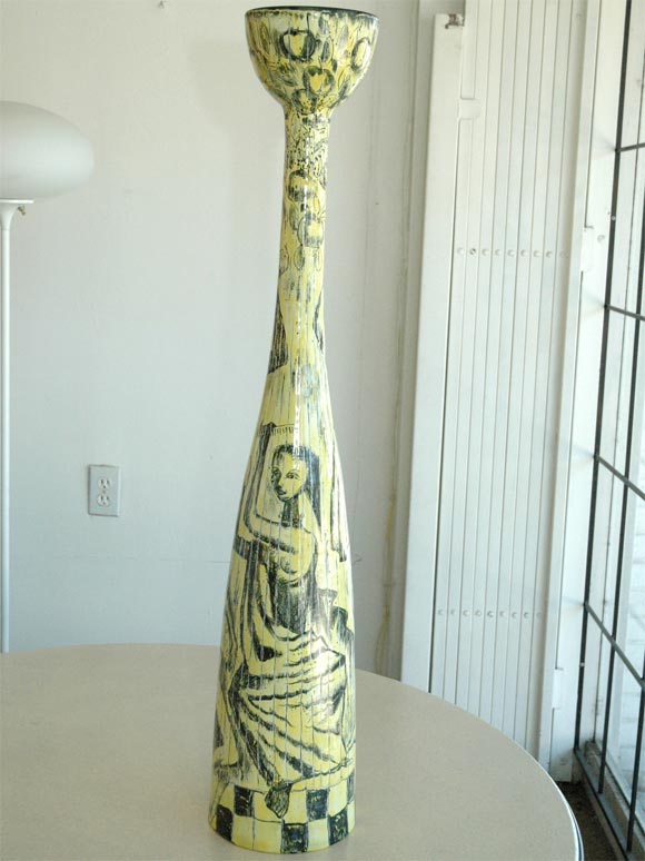 San Polo large decorated ceramic vase