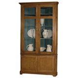 4 Door Pine Corner Cabinet