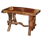C. 1960 Redwood Freeform Table or Desk