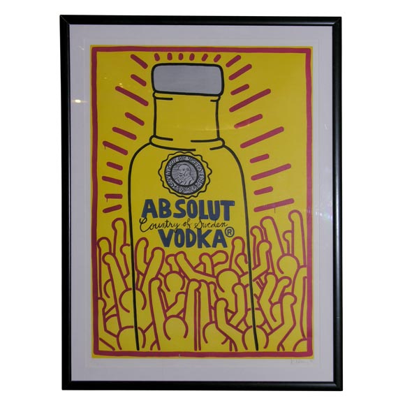 Keith Haring Absolut Vodka at 1stDibs | absolut haring