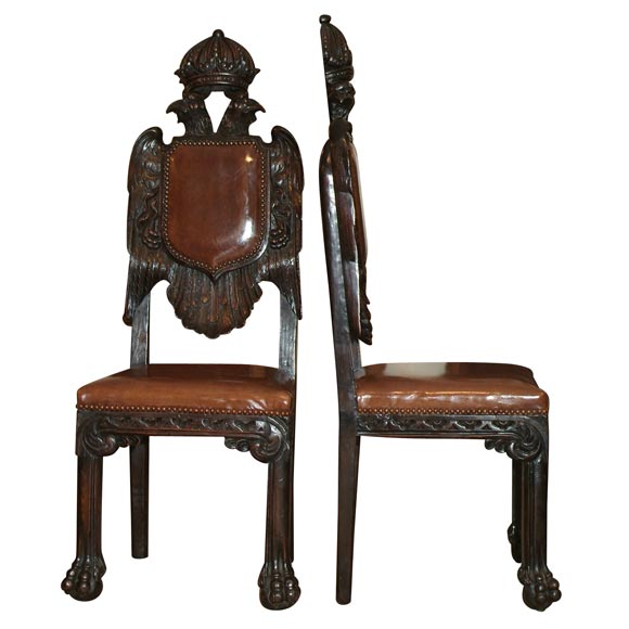 Antique Armorial Chairs