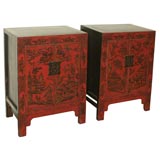 Pair 19th Century Cabinets.