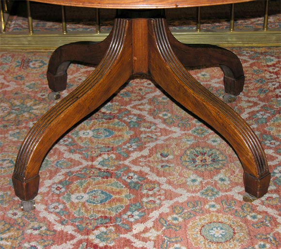 Mahogany Drum Table For Sale 2