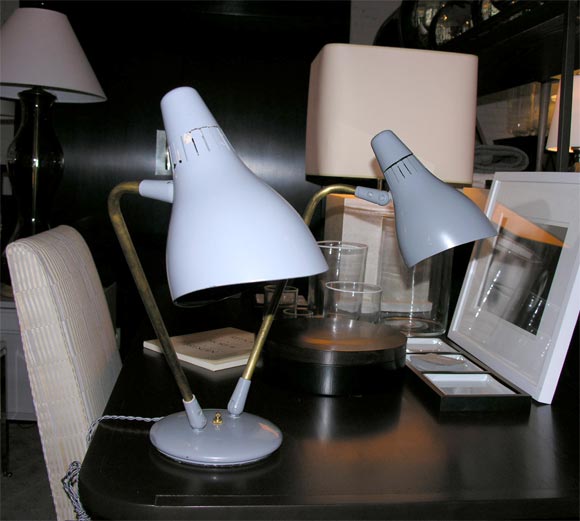 Lightolier Double Arm Adjustable Task Lamp