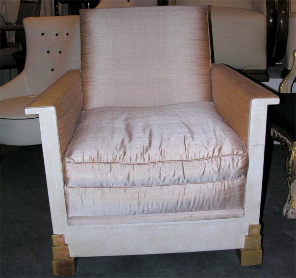 Art-Deco 'cubist' armchairs