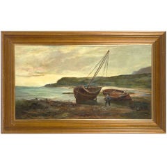 Antique 19th Century Oil on Canvas by Sam Bough