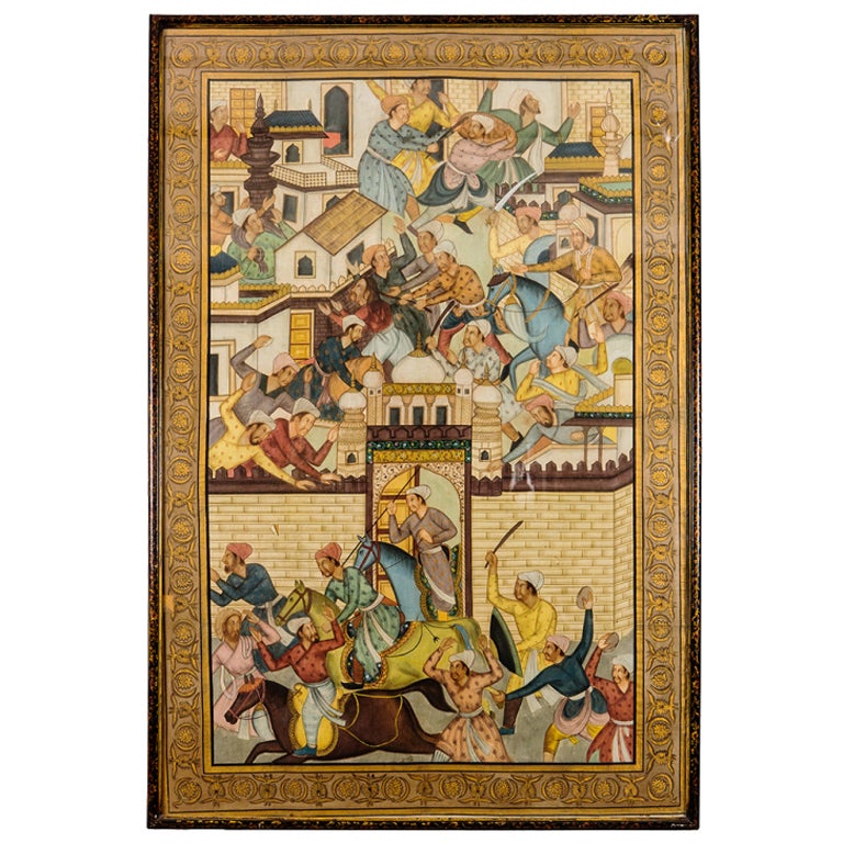 17th Century Style Persian Silk Wall Hanging at 1stDibs persian wall