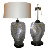 A Pair of  1950's Zahara Schatz Sculptural Table Lamps
