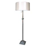 A Modernist patinated bronze Floor Lamp by Karl Springer