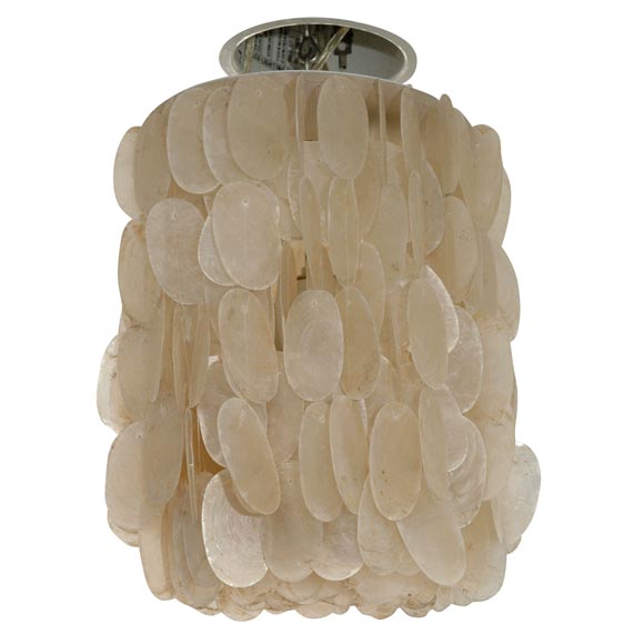 Capiz Shell Light "Hydromedusa #3" by Gwen Carlton