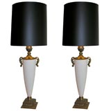 Pair of 1940's Urn Lamps