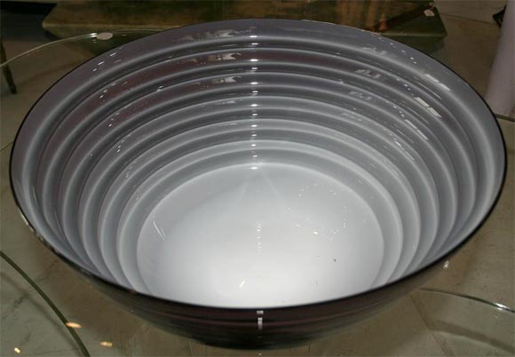 Italian Murano Glass Bowls by Barbini For Sale