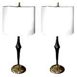 Pair of Parzinger Style Lamps